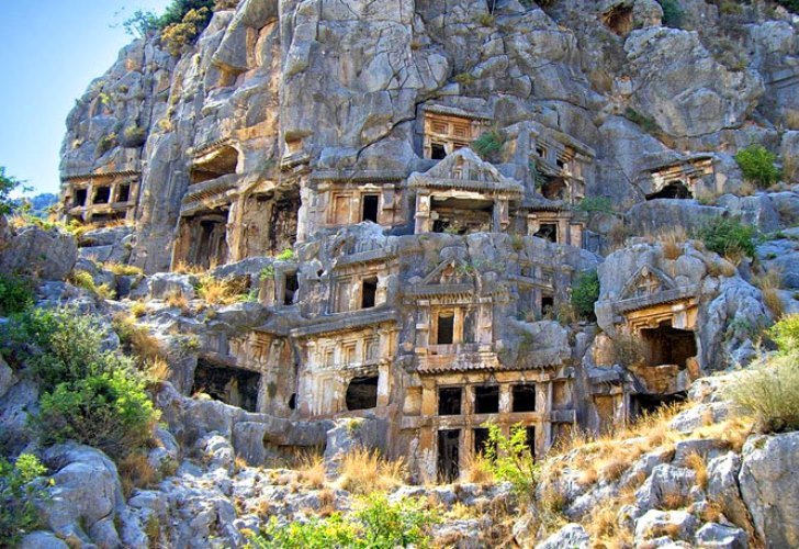 Древние гробницы Кауноса и другие достопримечательности Турции