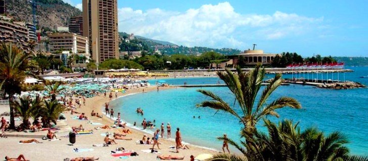 пляжи Монако 