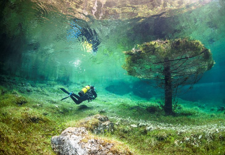Зеленое озеро: таинственное, невероятное, восхитительное место Альп