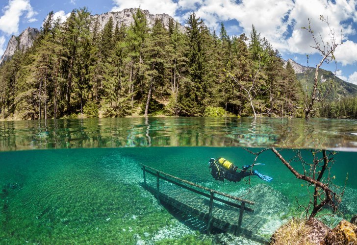 Зеленое озеро: таинственное, невероятное, восхитительное место Альп
