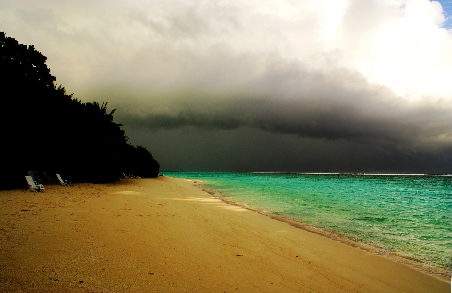 Фото дождя на Мальдивах