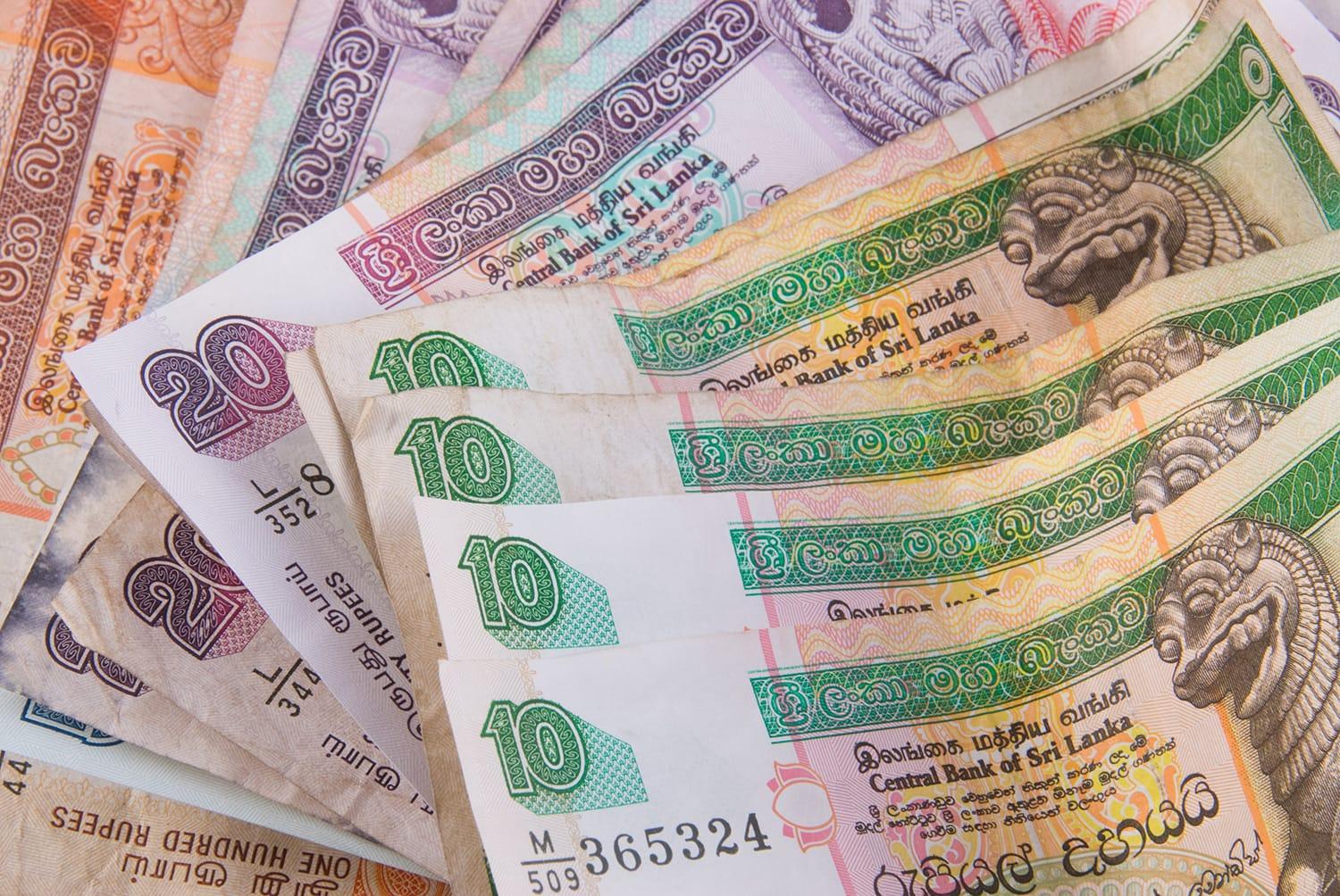 Фото ланкийской валюты