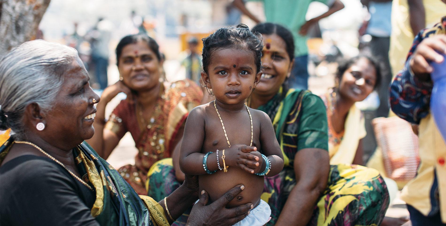 Фото ребенка в Индии