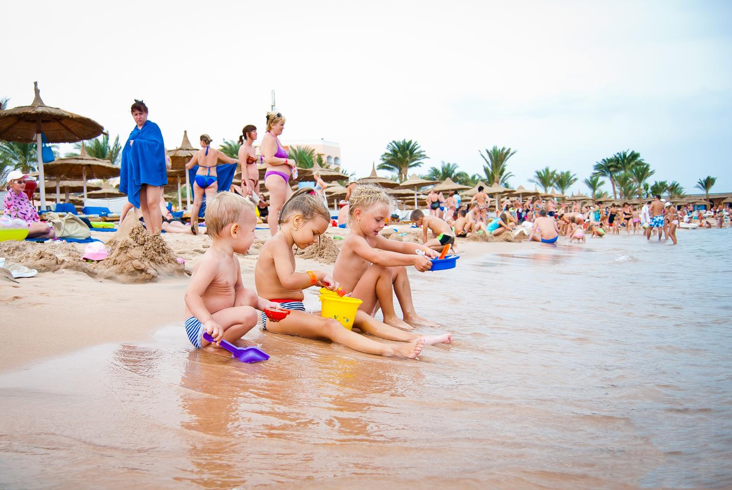 Фото детей на пляже