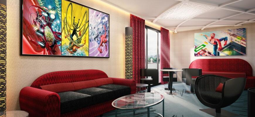 Фото отеля The Art of Marvel – отель во Франции, декорированный в стиле вселенной Marvel