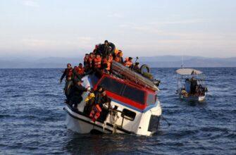 В Эгейском море затонула лодка с мигрантами