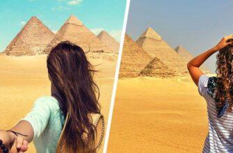 Обнажающиеся туристы в Египте