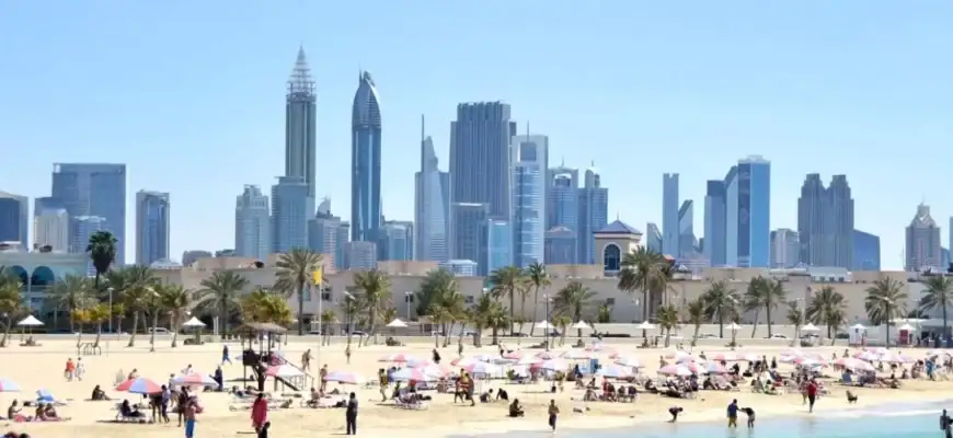 Пляж в ОАЭ